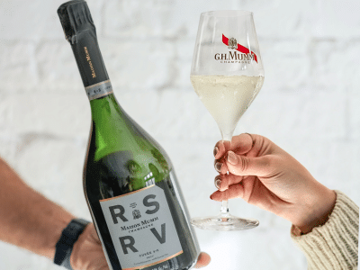 Four Frogs Creperie Mumm Champagne masterclass June 2025